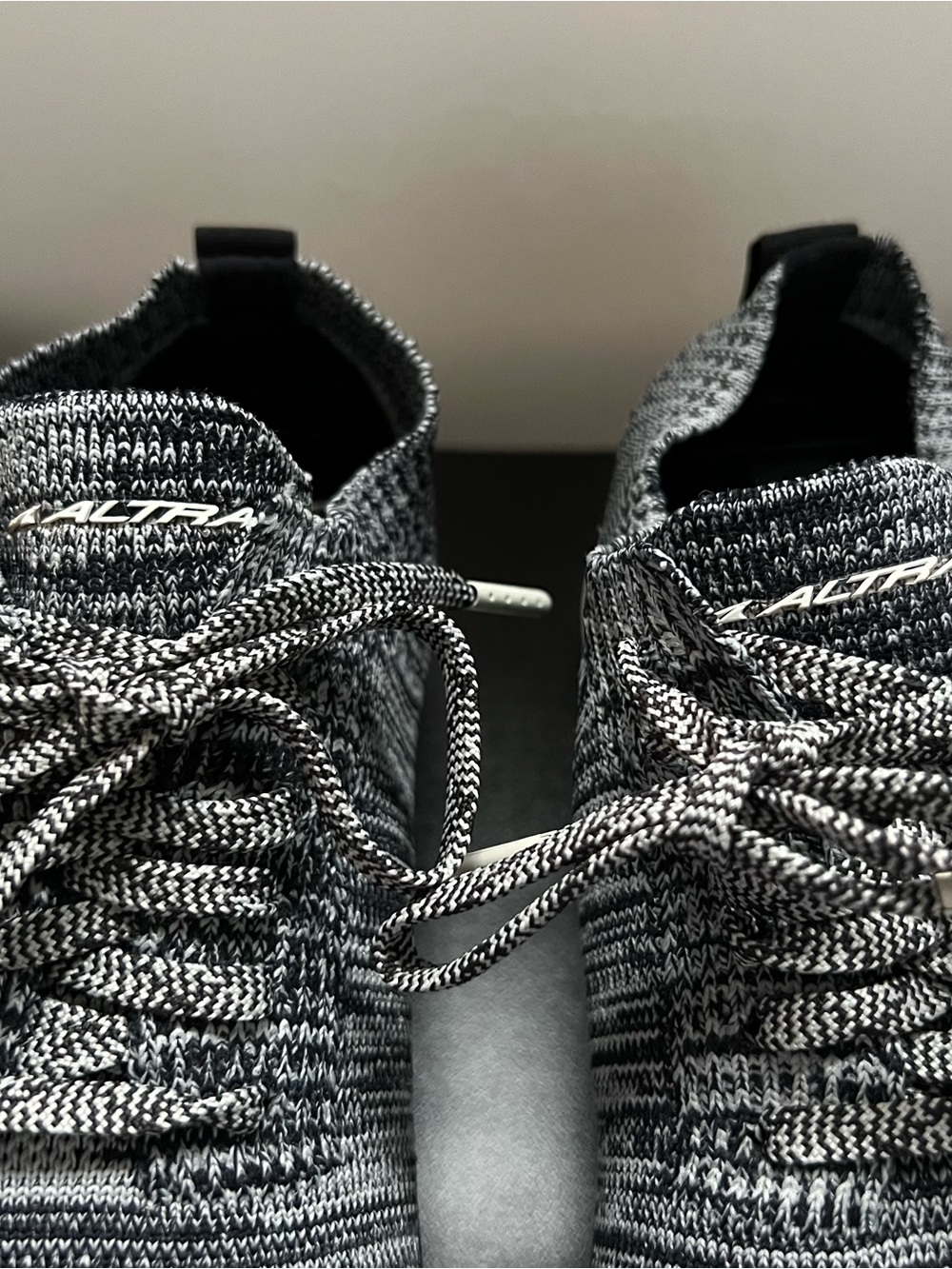 Altra Vali Casual Zero Drop Knit Sneakers - Black & Grey - Picture 3 of 7